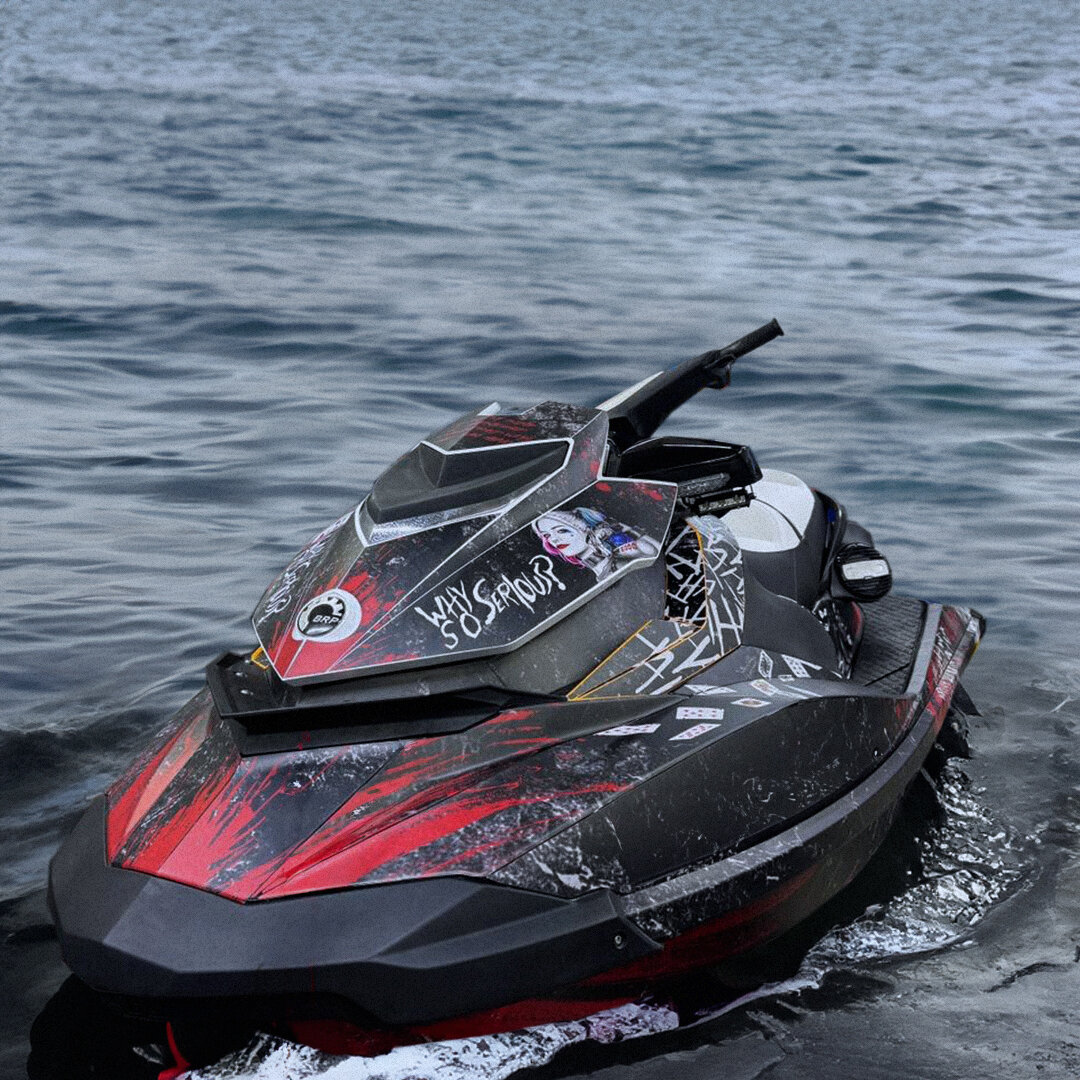 Комплект наклеек в индивидуальном дизайне для SEA-DOO