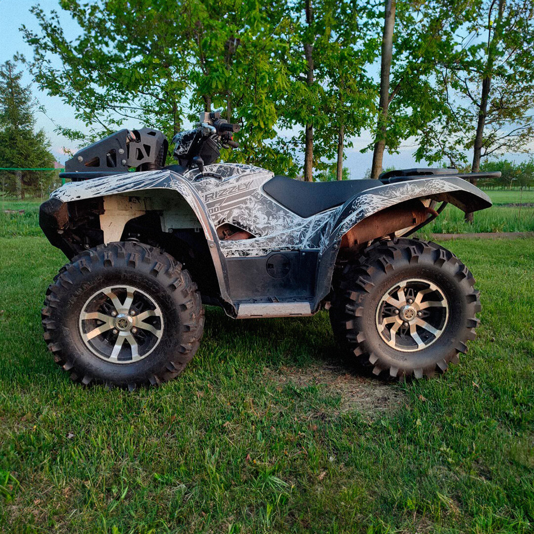 Комплект наклеек в дизайне ANTIQUE для YAMAHA GRIZZLY