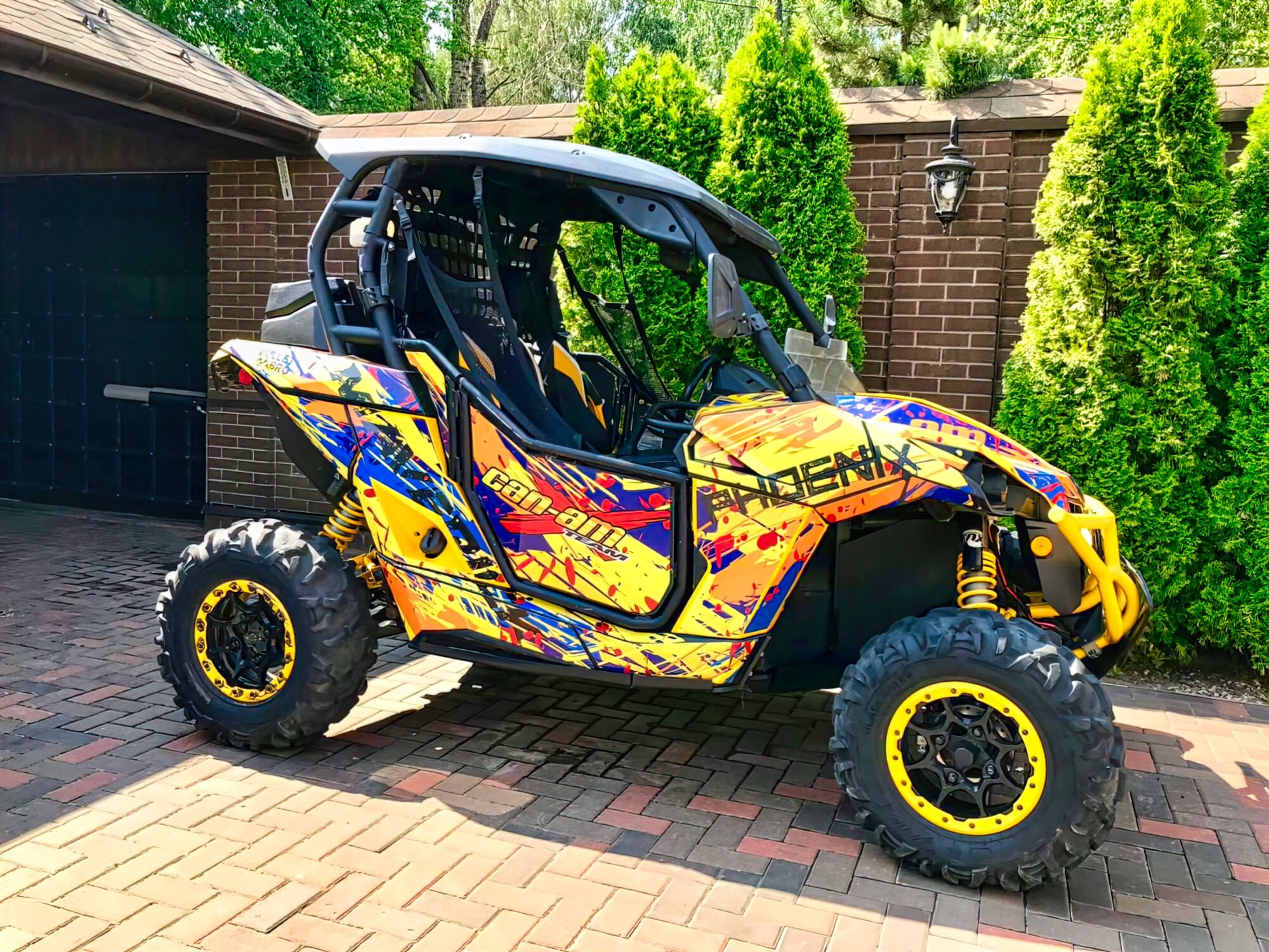Комплект наклеек Phoenix на SSV - maverick 1000r