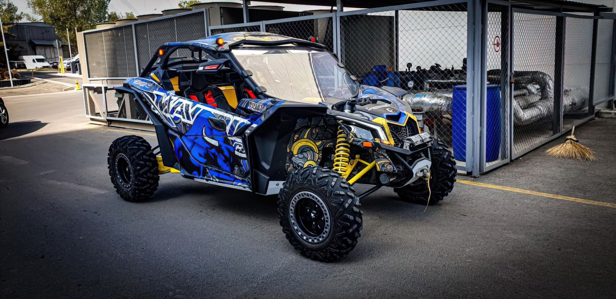 Комплект наклеек Bull Power на SSV - CAN-NAM Maverick X3