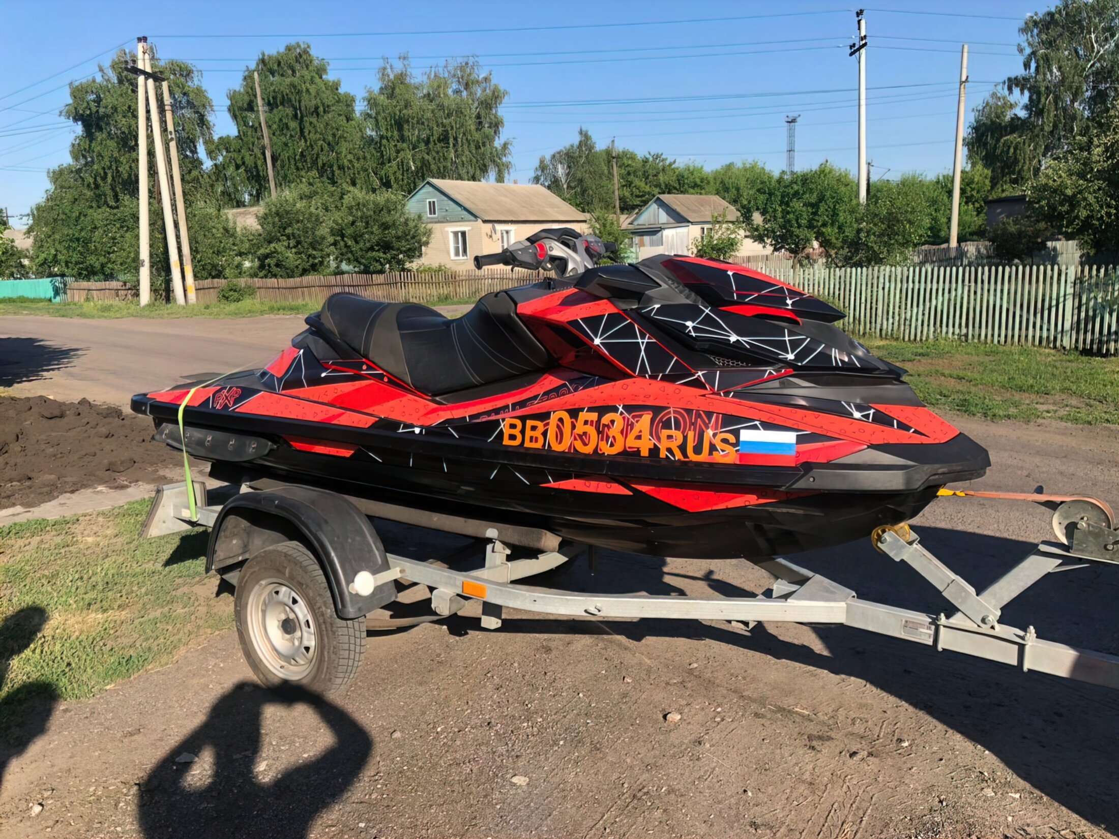 Комплект наклеек On Neon на гидроцикл - SEA-DOO RXP 12-20