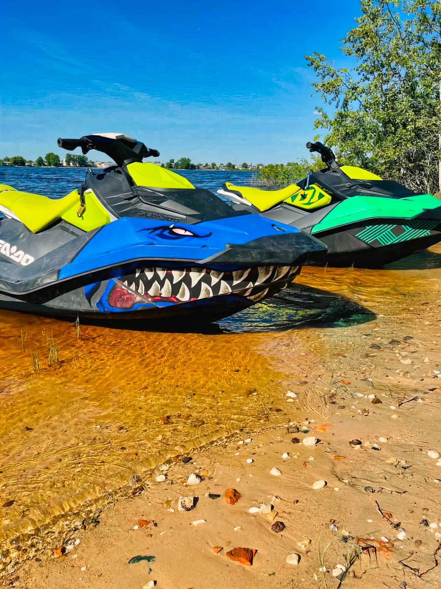  Комплект наклеек JAWS на гидроцикл - SEA-DOO SPARK
