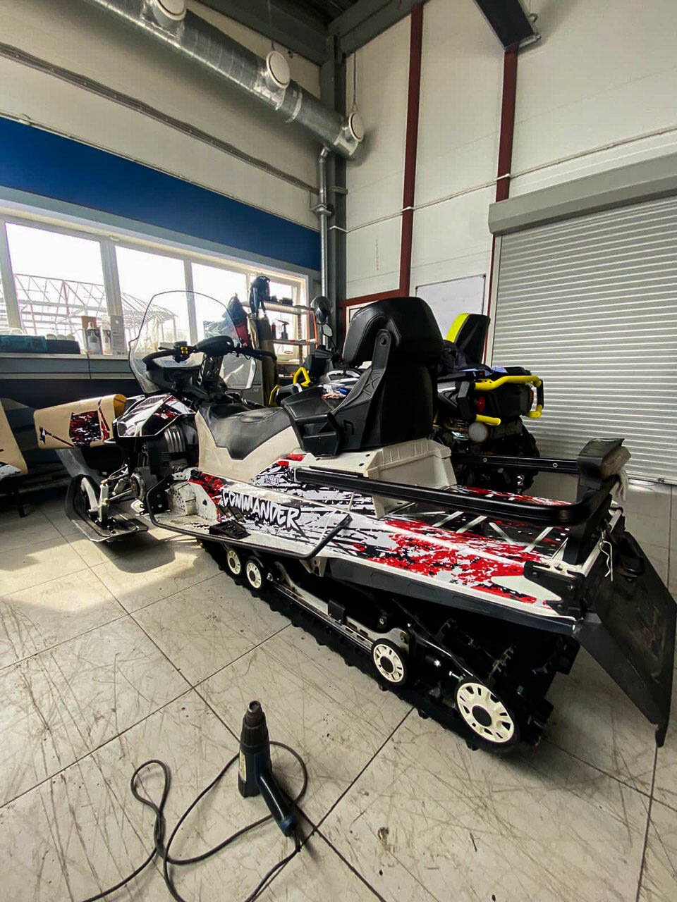 Комплект наклеек в дизайне Venom для SKI-DOO