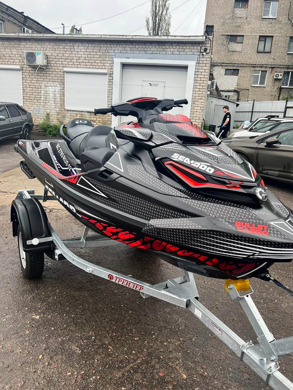 Комплект наклеек в дизайне Wings для SKI-DOO