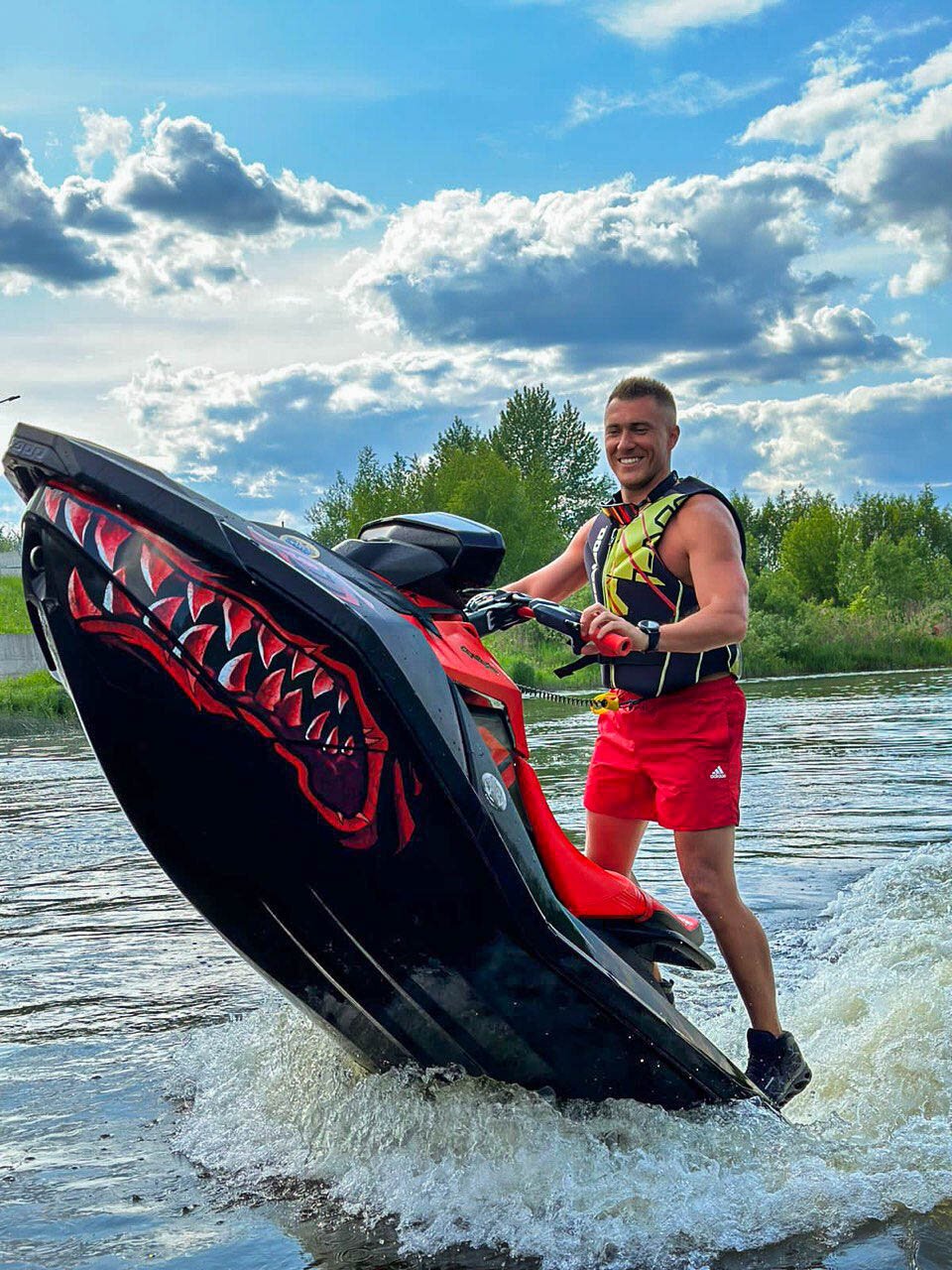 Комплект наклеек в дизайне Jaws #1 для SEA-DOO