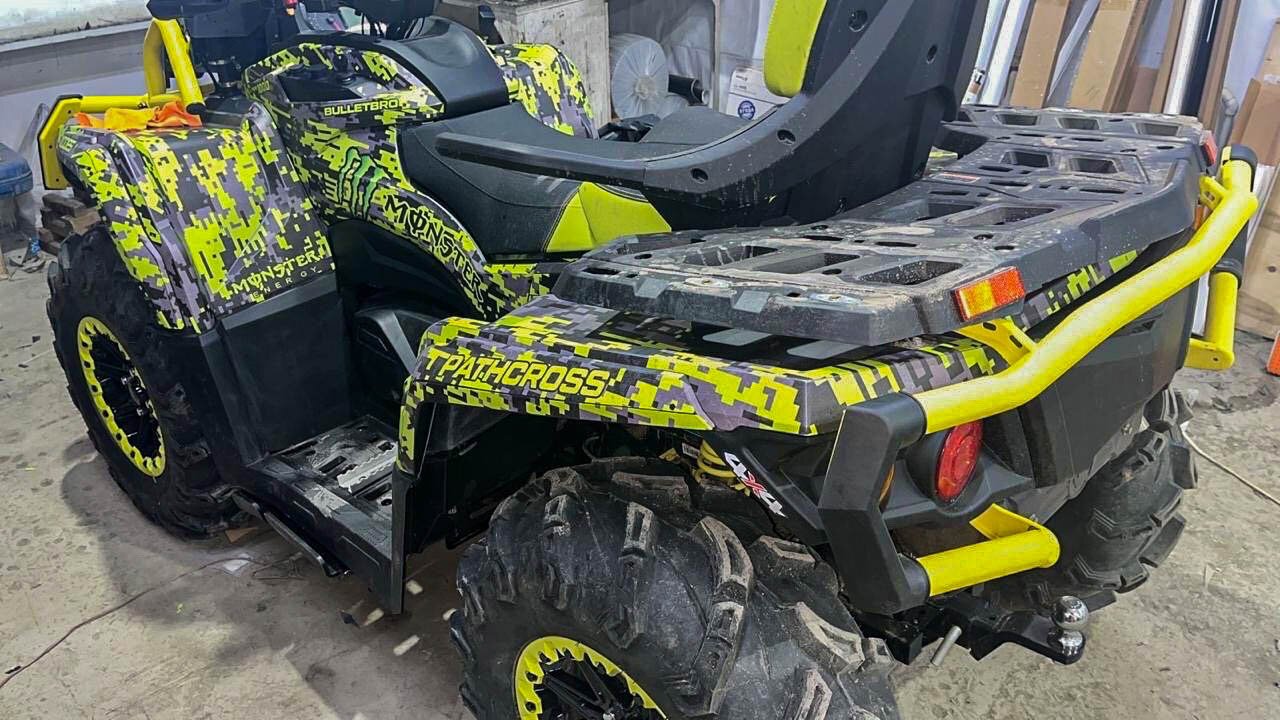 Комплект наклеек в дизайне Digital Camo для AODES