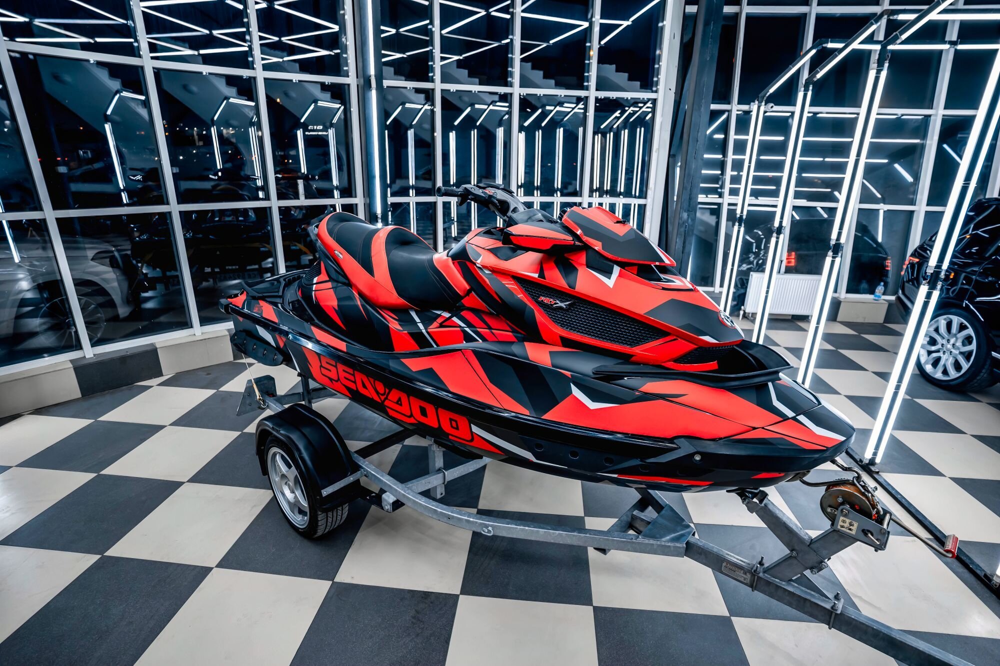 Комплект наклеек Dazzle Camo на гидроцикл - SEA-DOO RX-T/GTX 09-17
