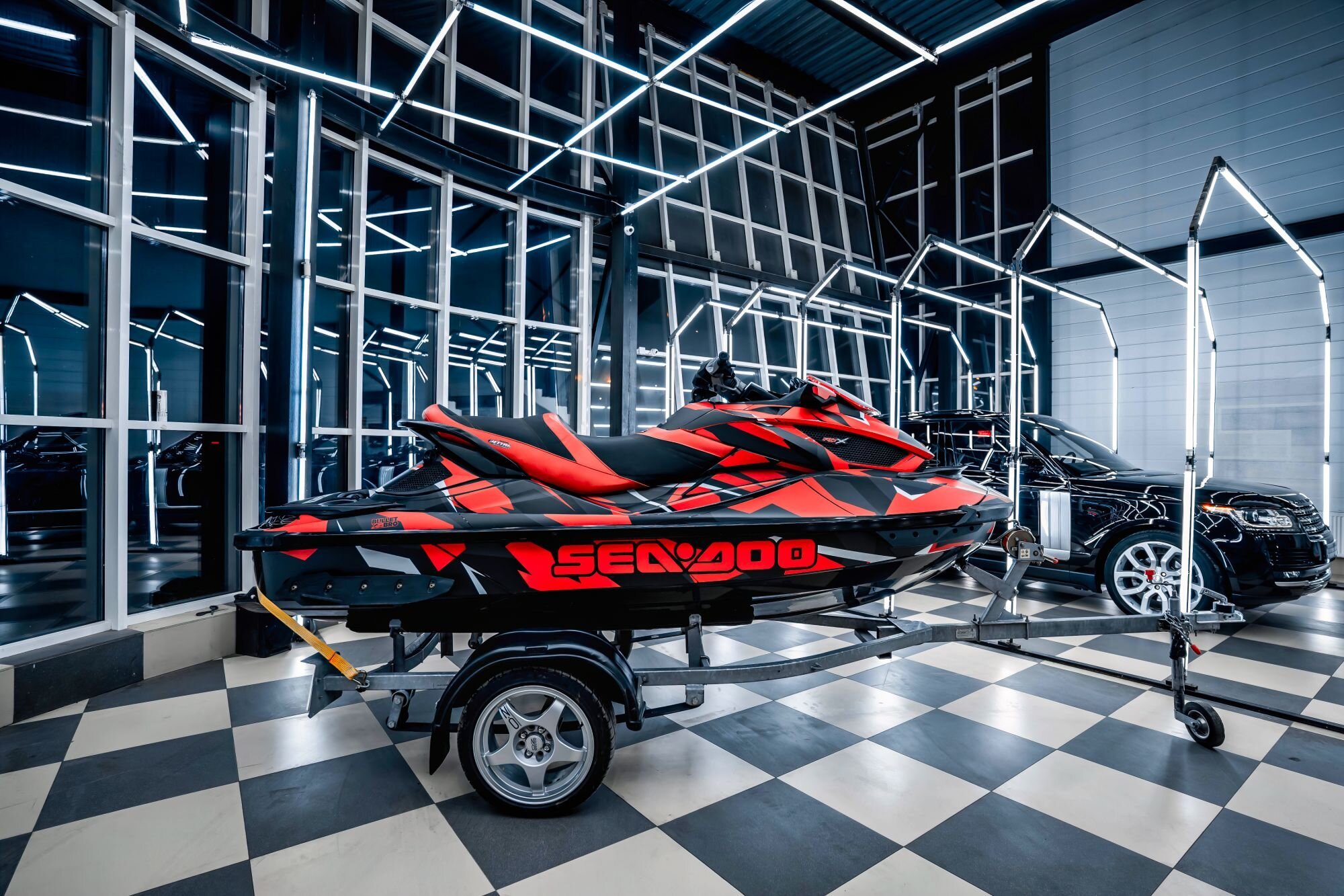 Комплект наклеек Dazzle Camo на гидроцикл - SEA-DOO RX-T/GTX 09-17
