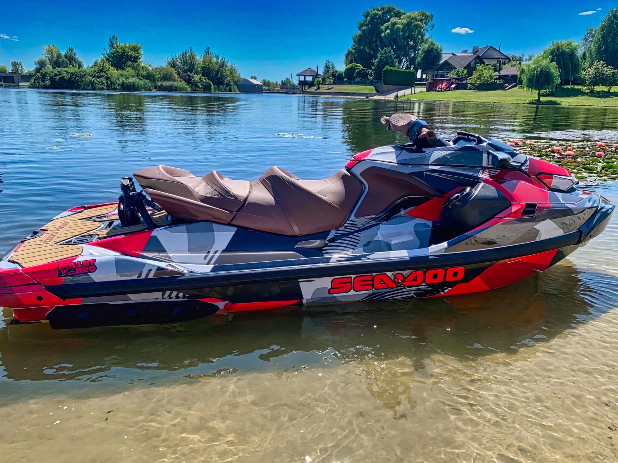 Комплект наклеек Camo на гидроцикл - SEA-DOO RX-T/GTX 18-