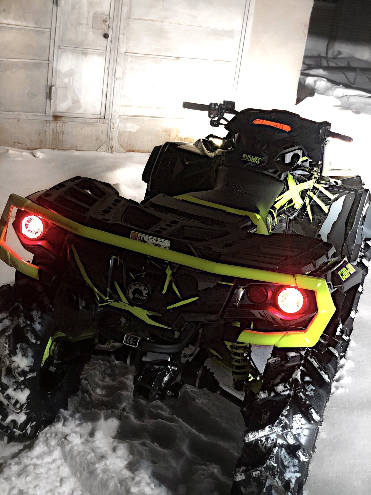 Комплект наклеек в дизайне BLACK X для CAN-AM OUTLANDER G2 