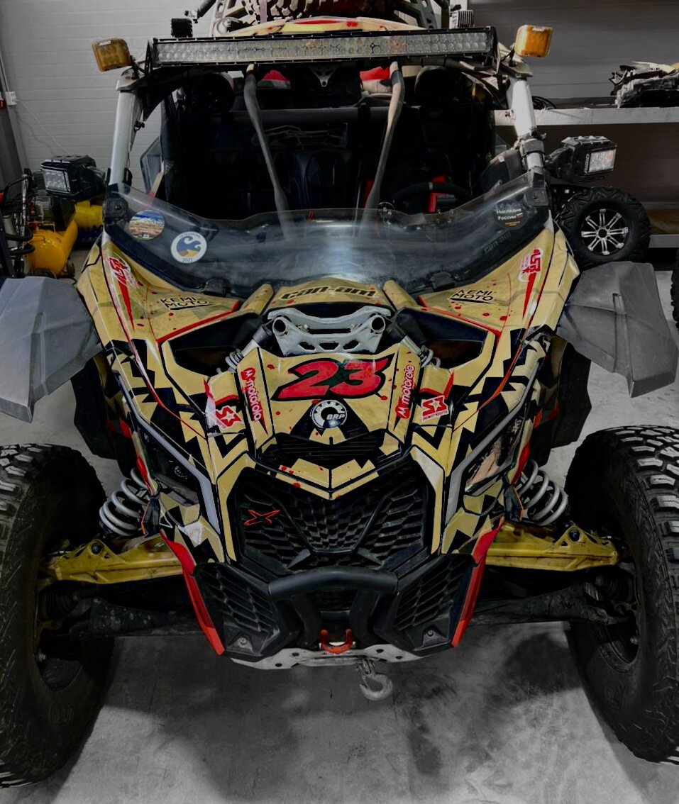 Комплект наклеек в дизайне "BUSHIDO" для CAN-AM MAVERICK X3