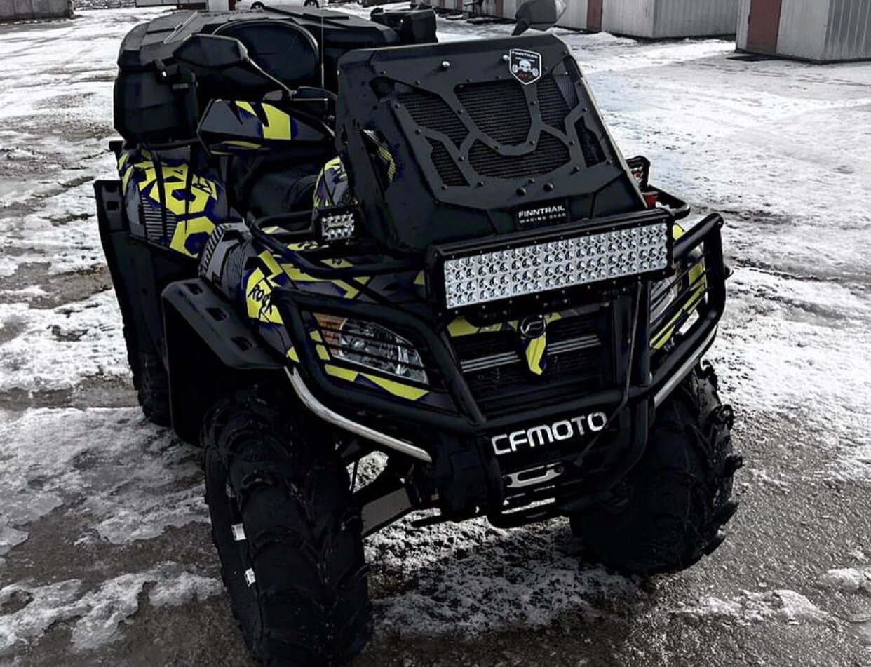 Комплект наклеек в дизайне ROCK для CF-MOTO CFORCE 800