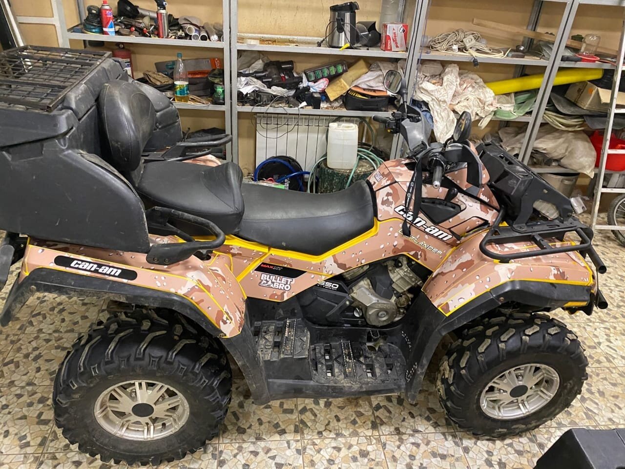 Комплект наклеек в дизайне DESERT CAMO для CAN-AM OUTLANDER G1