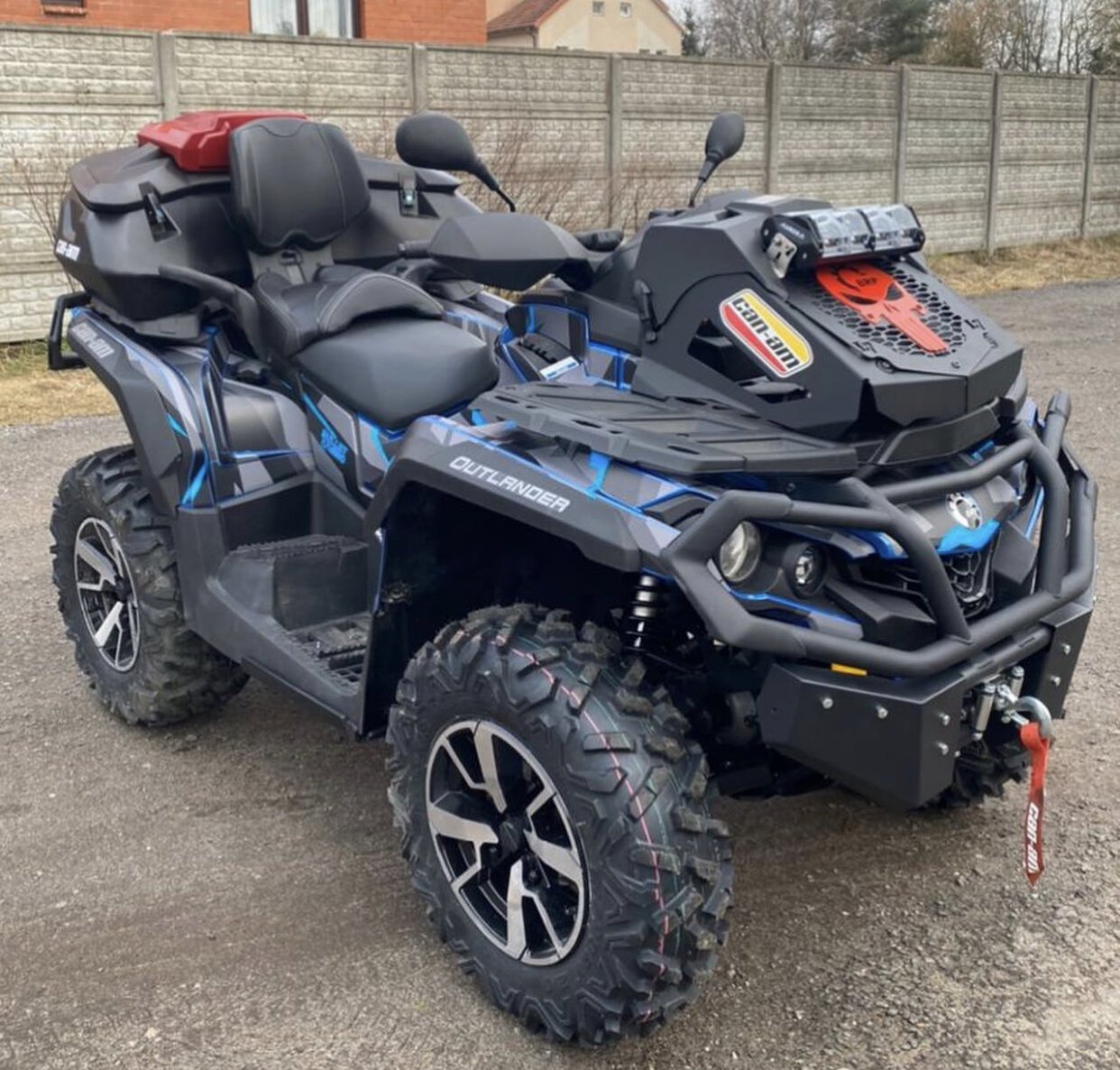 Комплект наклеек в дизайне DAZZLE CAMO для CAN-AM OUTLANDER G2