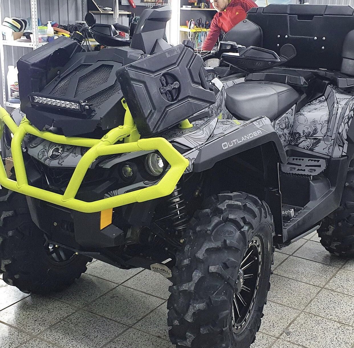 Комплект наклеек в дизайне ANTIQUE для CAN-AM OUTLANDER G2