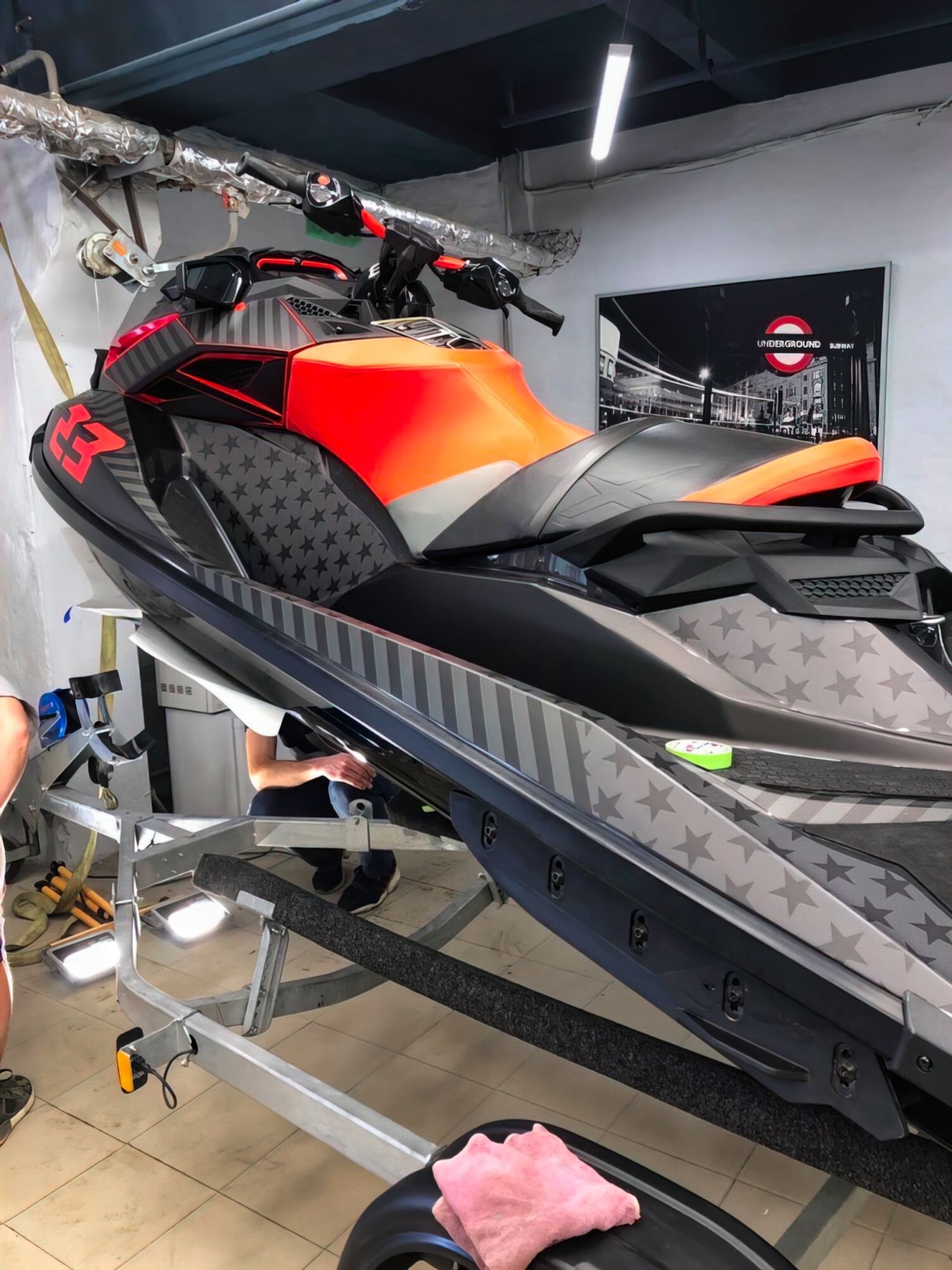 Комплект наклеек Ranger на гидроцикл - SEA-DOO RXP 12-20