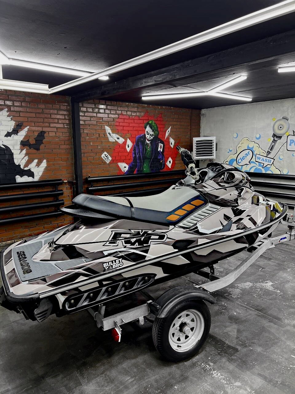 Комплект наклеек в дизайне DAZZLE CAMO для SEA-DOO