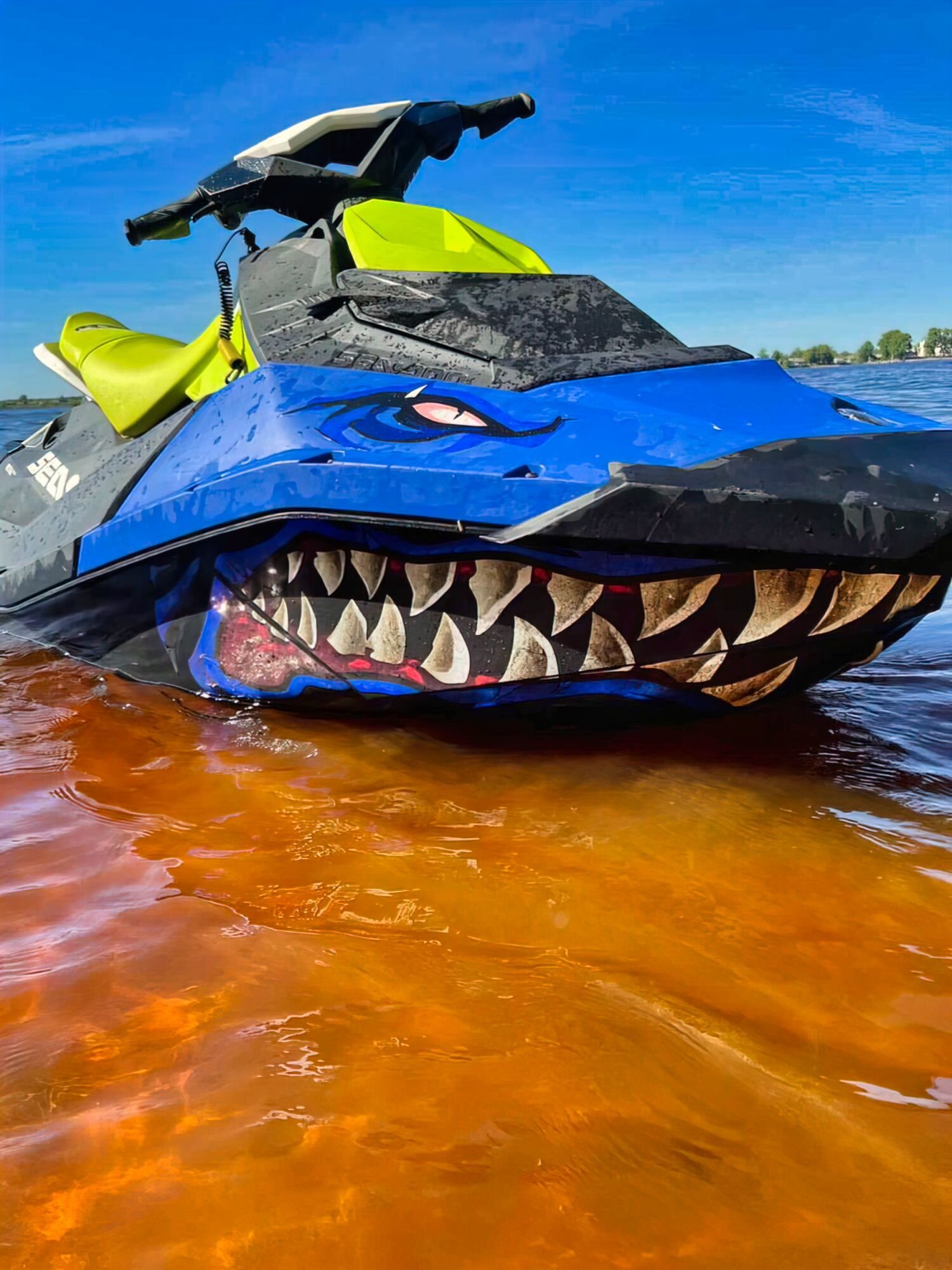  Комплект наклеек JAWS на гидроцикл - SEA-DOO SPARK