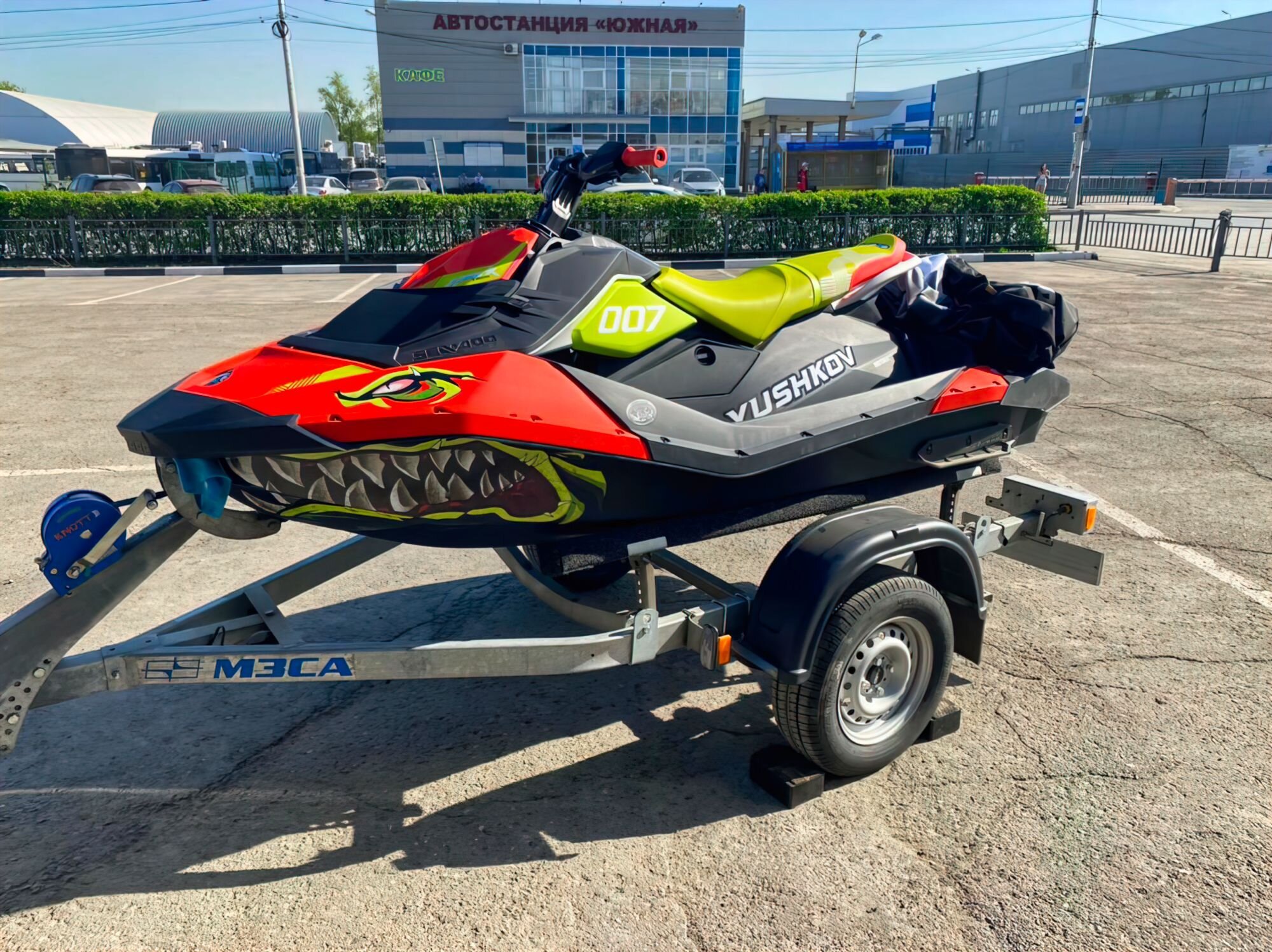  Комплект наклеек JAWS на гидроцикл - SEA-DOO SPARK