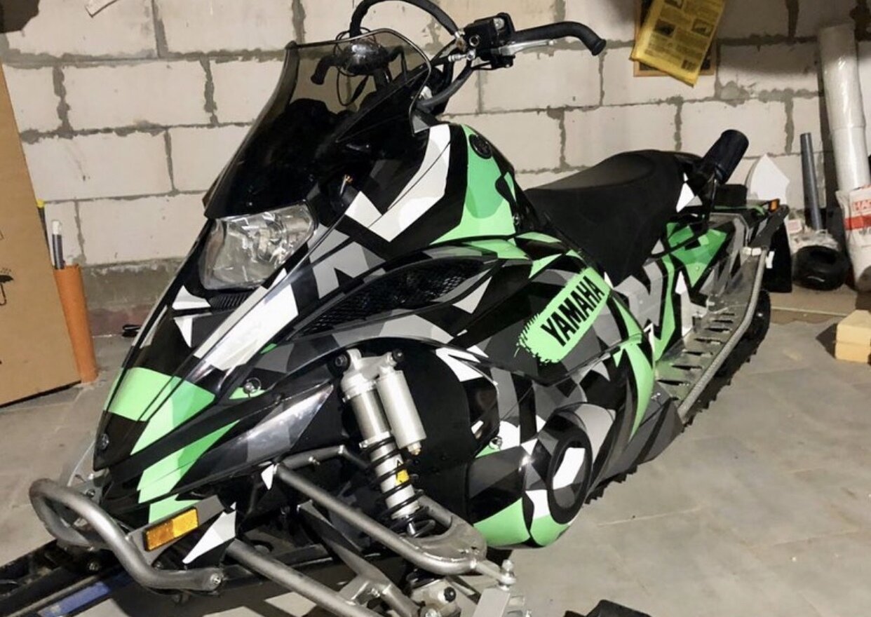 Комплект наклеек в дизайне CRAZY GRAFFITY для YAMAHA NYTRO-FX