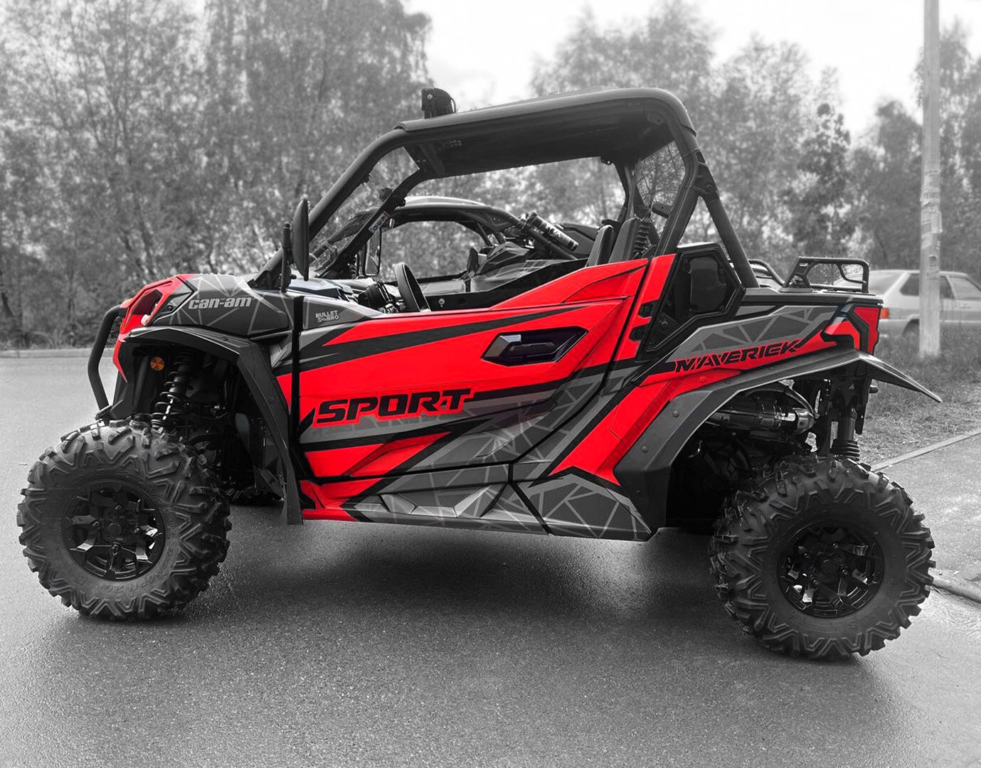 Комплект наклеек в дизайне Tempest для CAN-AM