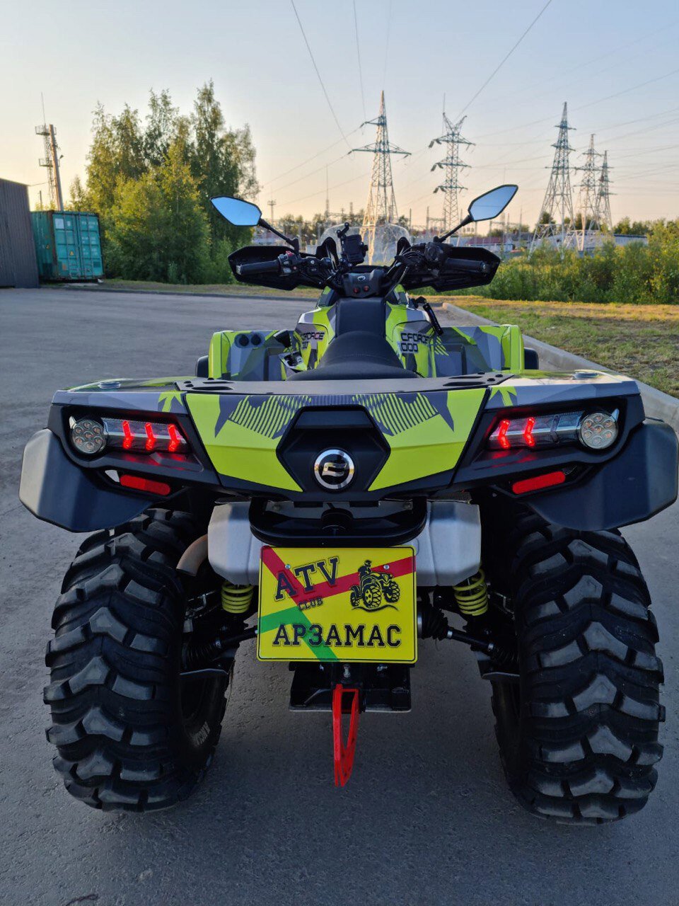 Комплект наклеек в дизайне Camo для CFMOTO