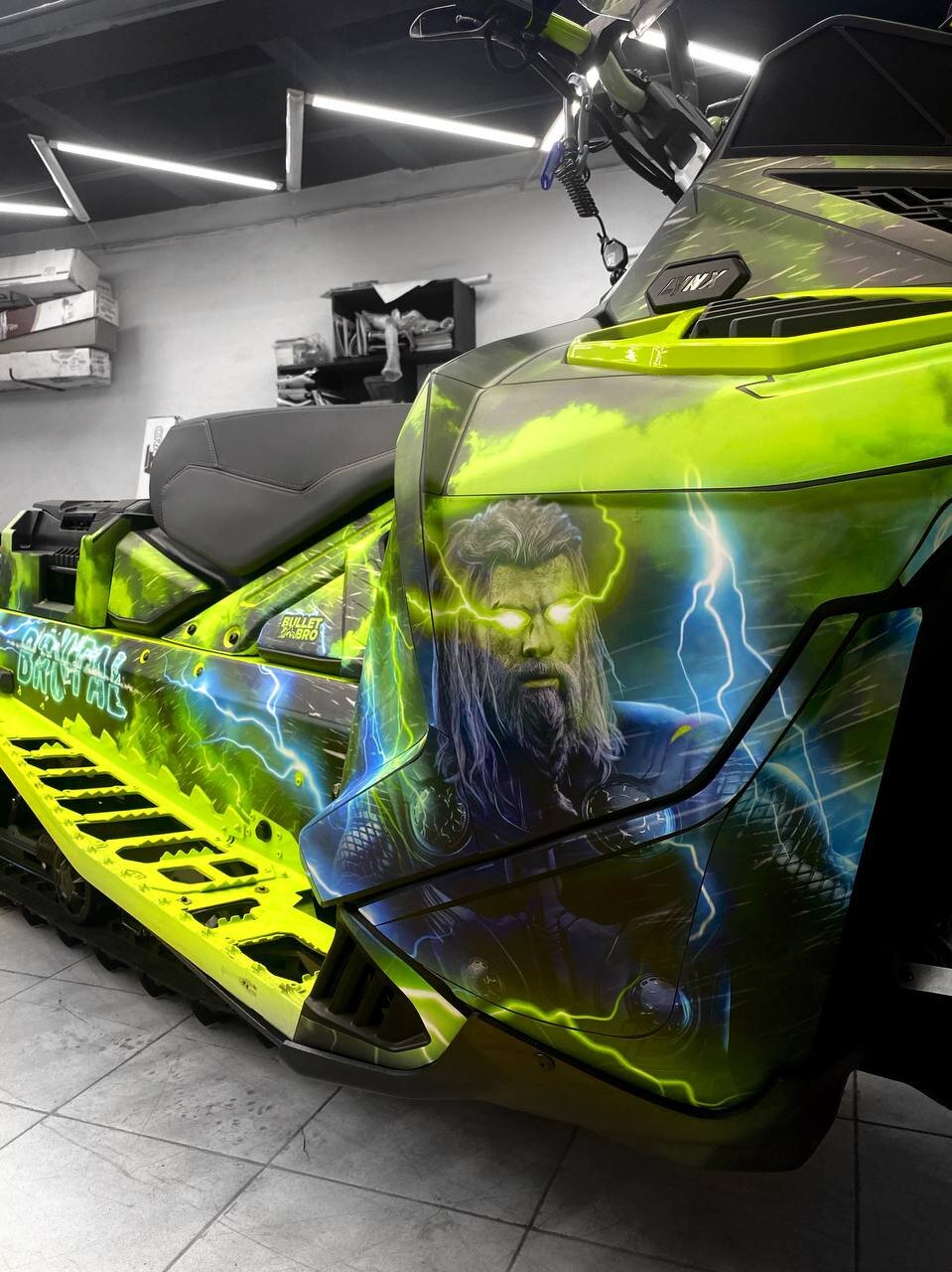 Комплект наклеек в дизайне THOR для LYNX