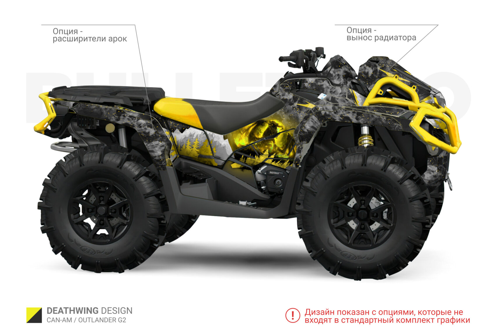 Наклейки на квадроцикл CAN-AM OUTLANDER G2