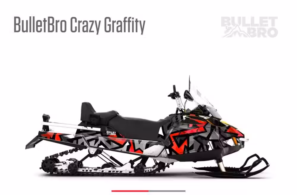 Комплект наклеек Crazy Graffity на Lynx L-XU-TELESCOPIC | SKI-DOO REV-XU-TELESCOPIC