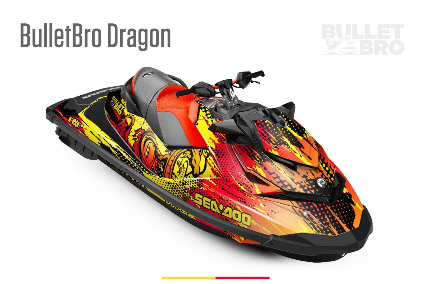 Купить наклейки Dragon на гидроцикл SEA-DOO - на платформе RXP-X 260 / ...