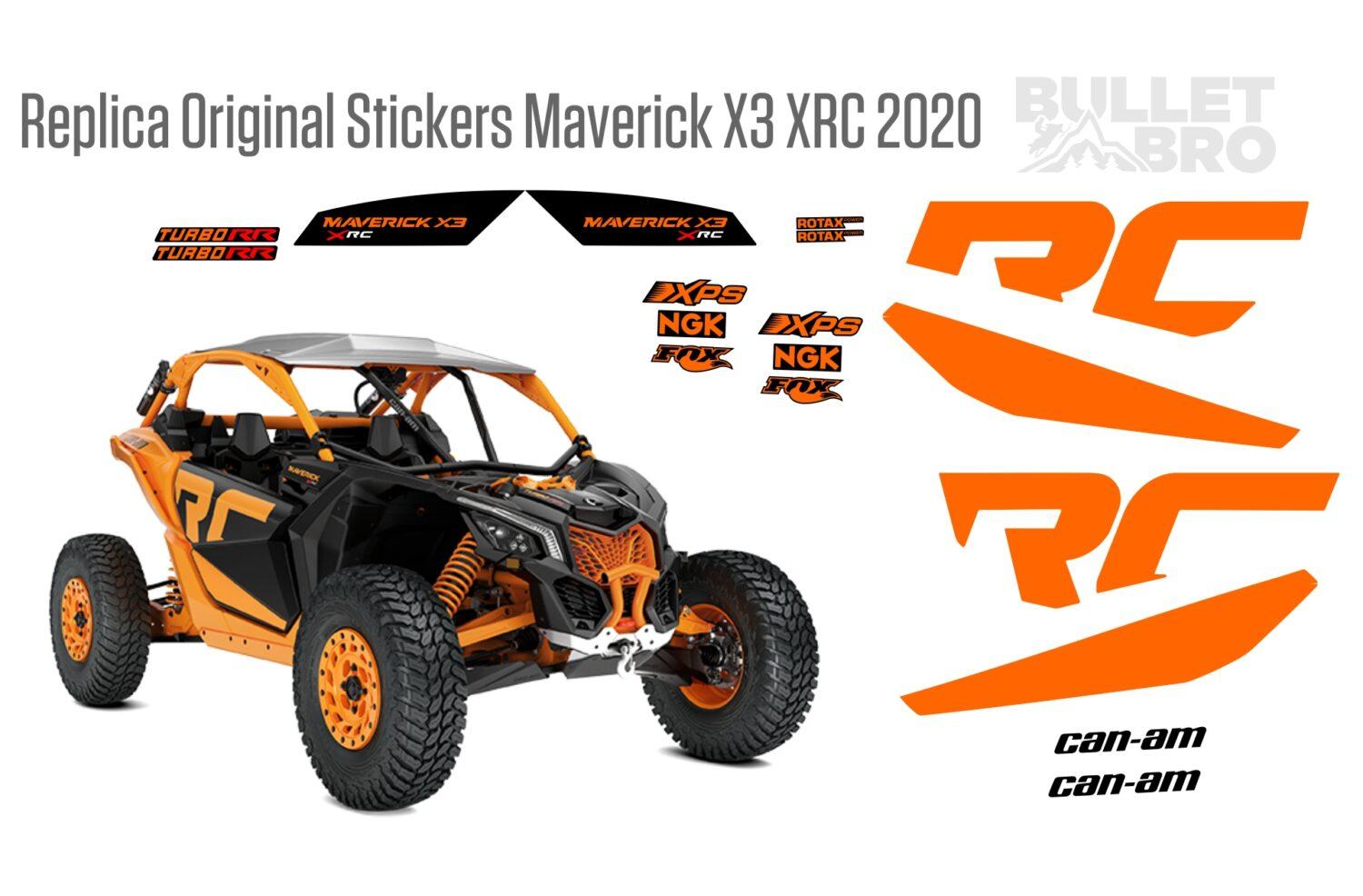Maverick R Xrc Sticker Реплика оригинальных наклеек Maverick X3 XRC 2020 – BULLETBRO