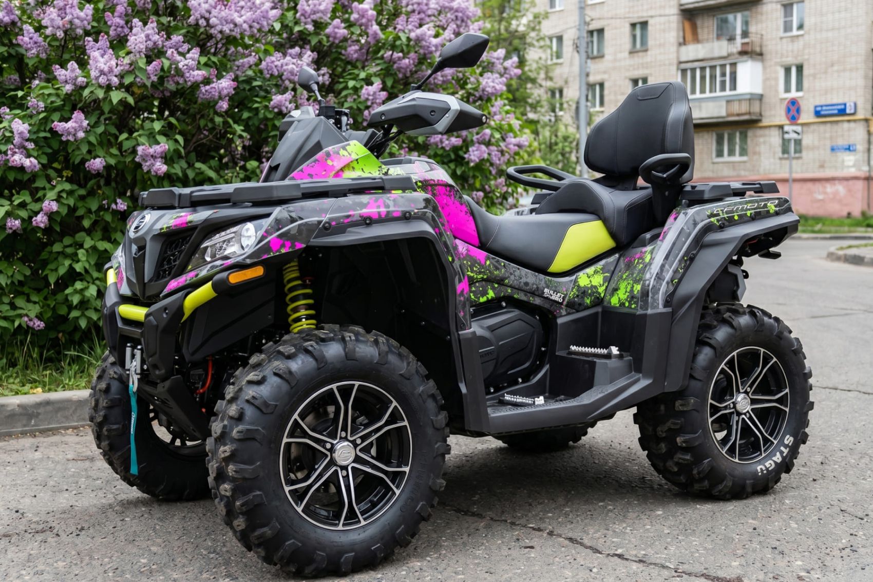 Комплект наклеек Splash на CFMOTO CFORCE 800 H.O./1000 2018+