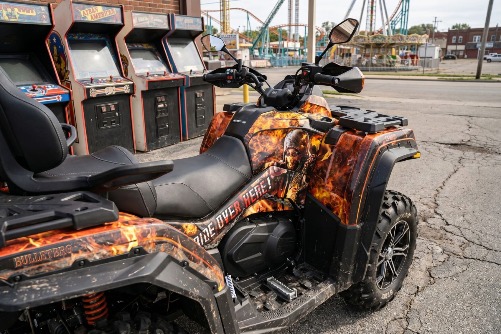 Комплект наклеек Mortal Kombat на CFMOTO CFORCE 800 H.O./1000 2018+