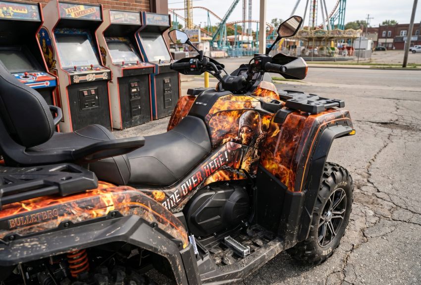 Комплект наклеек Mortal Kombat на CFMOTO CFORCE 800 H.O./1000 2018+