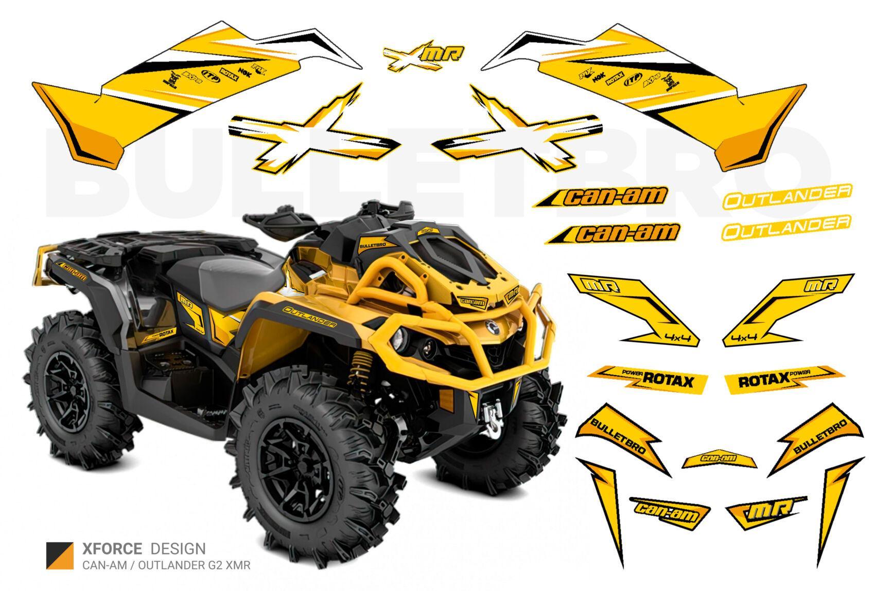 Наклейки на квадроцикл CAN-AM OUTLANDER G2