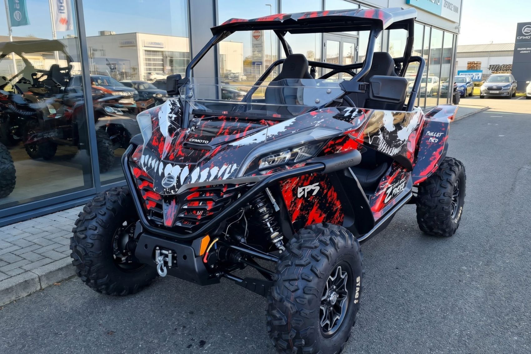 Комплект наклеек Venom на CFMOTO ZFORCE 1000