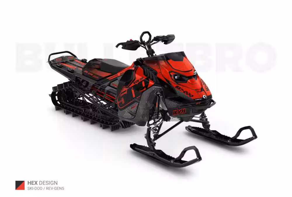 Комплект наклеек HEX на SKI-DOO REV-GEN5