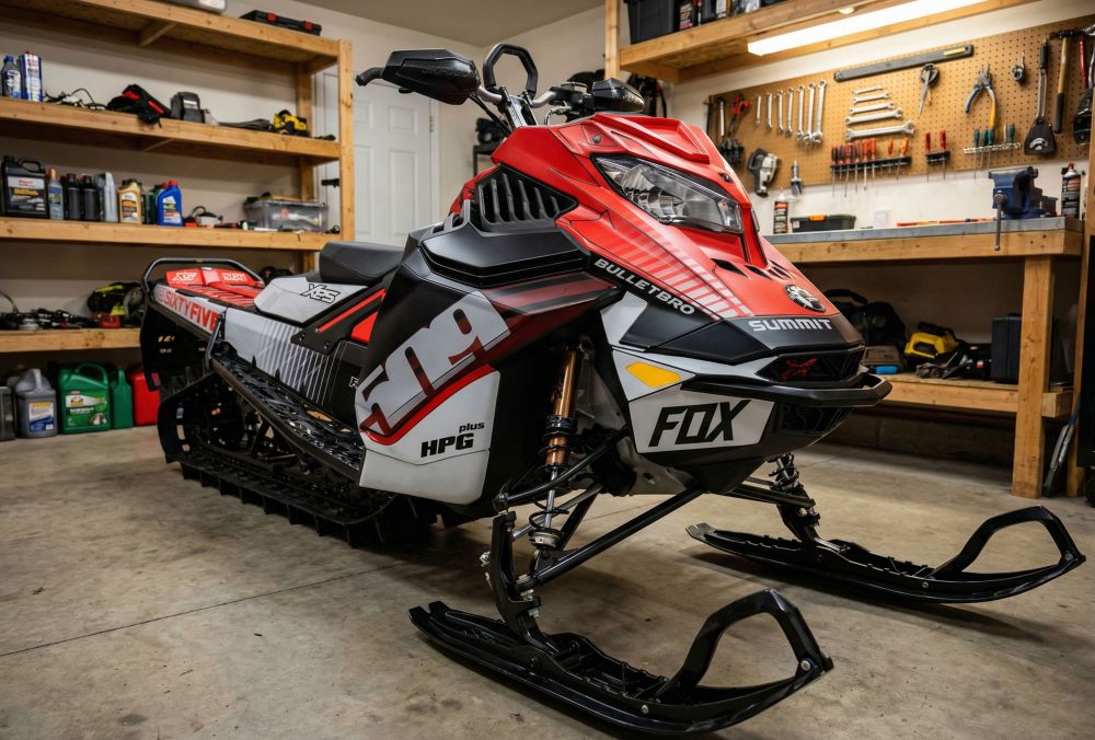 Обновление внешнего вида старого снегохода графикой Bulletbro