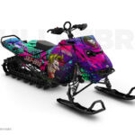 Наклейки на снегоход SKI-DOO REV-GEN5 в дизайне JOCKER-2