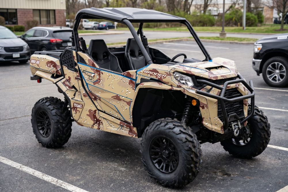 Комплект наклеек Desert Camo на CAN-AM COMMANDER 2021+