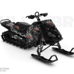 Наклейки на снегоход SKIDOO REV-GEN5 в дизайне YAKUDZA-1