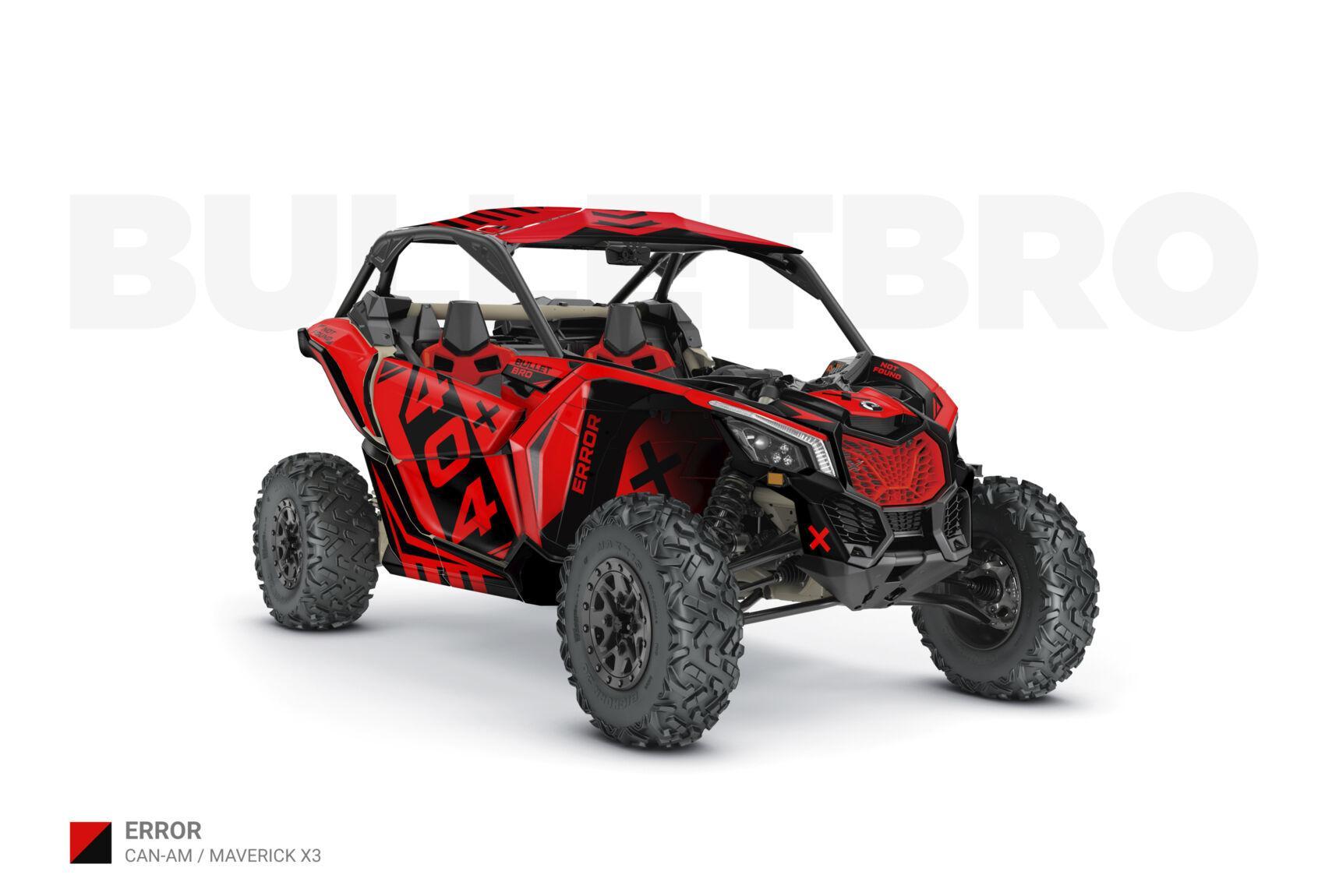 Наклейки на багги CAN-AM MAVERICK X3