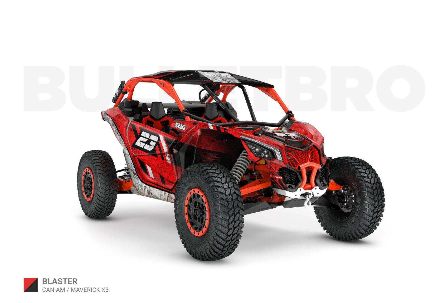 Наклейки на багги CAN-AM MAVERICK X3