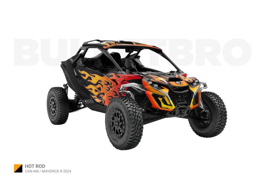 Наклейки на багги CAN-AM MAVERICK R 2024