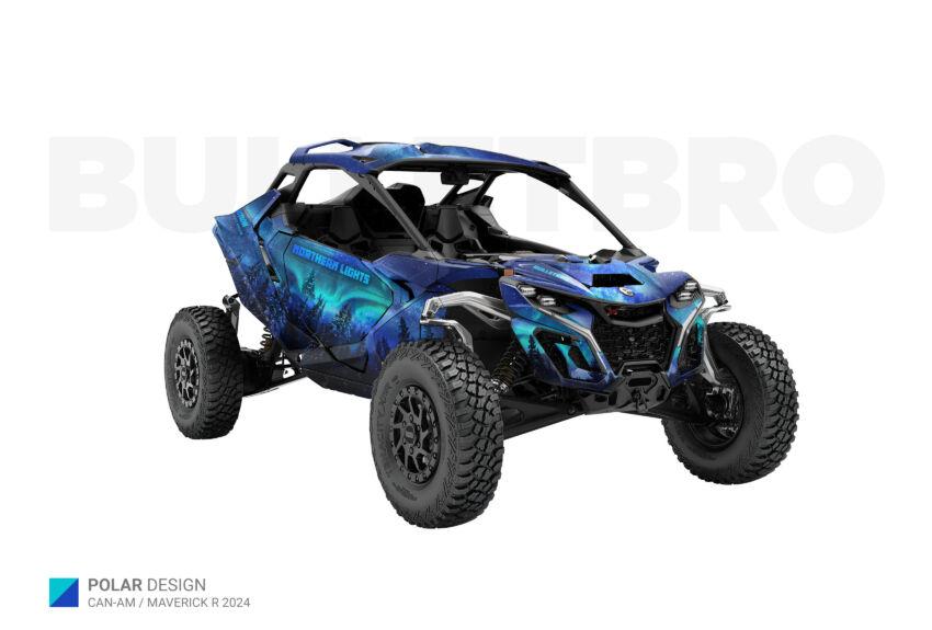 Наклейки на багги CAN-AM MAVERICK R 2024