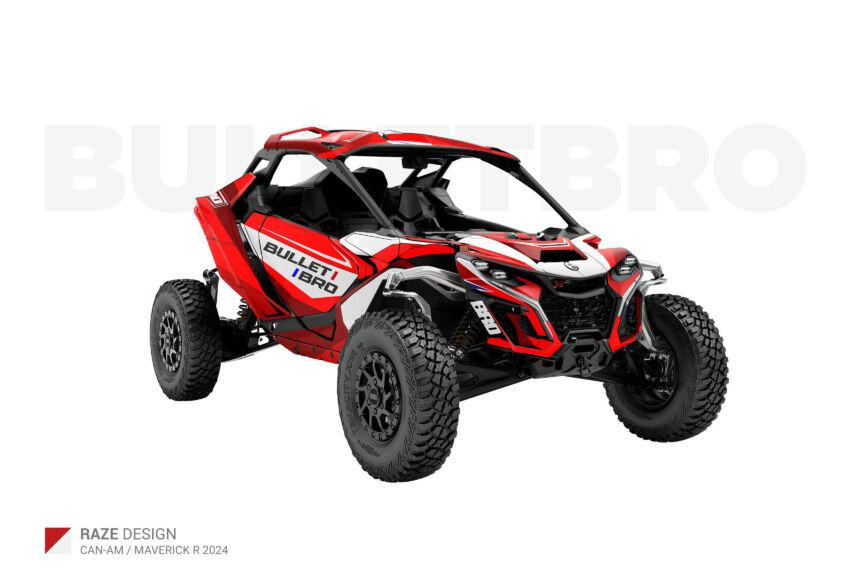 Наклейки на багги CAN-AM MAVERICK R 2024