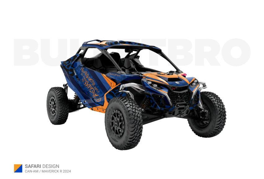 Наклейки на багги CAN-AM MAVERICK R 2024
