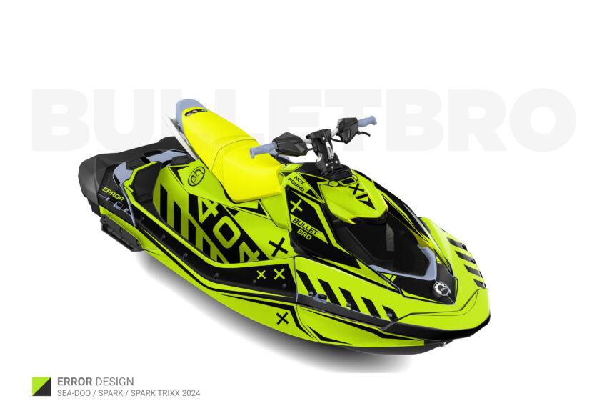 Комплект наклеек ERROR на SEA-DOO SPARK 2024+