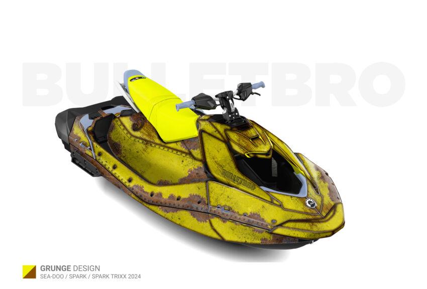 Комплект наклеек GRUNGE на SEA-DOO SPARK 2024+