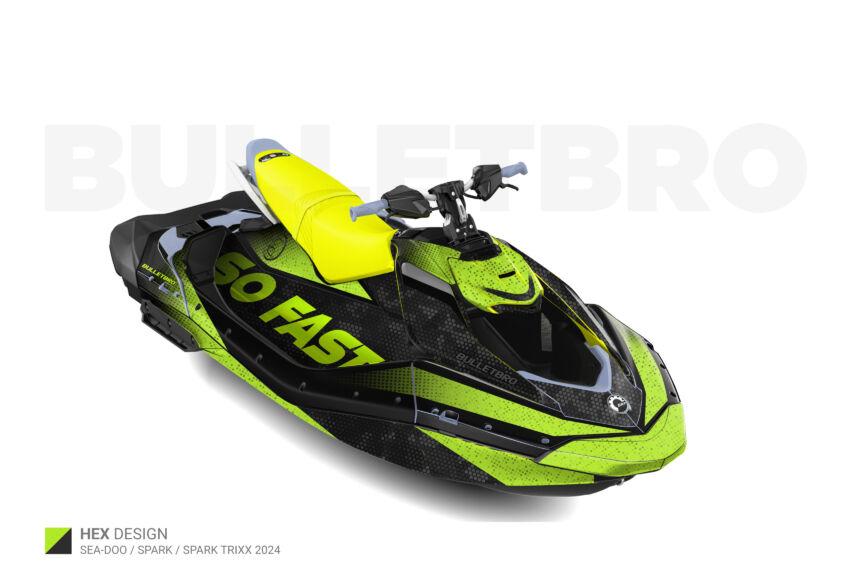 Комплект наклеек HEX на SEA-DOO SPARK 2024+